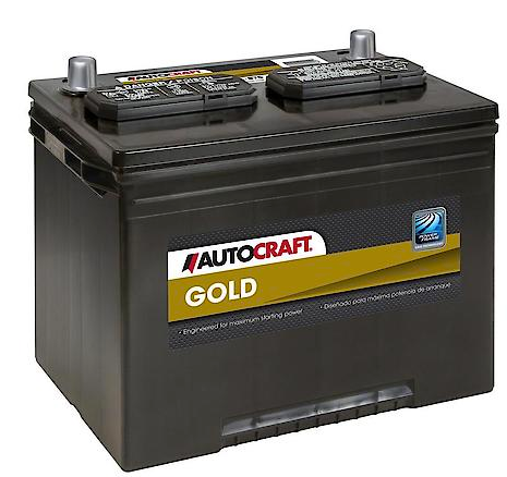 AutoCraft Gold Battery, Group Size 24F, 700 CCA